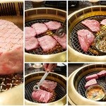 SATOブリアン - 201603焼いている肉達