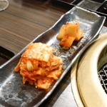 SATOブリアン - 201603キムチの盛り合わせ