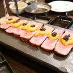 SATOブリアン - 201603シンシン（雲丹・キャビアのせ）