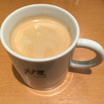 Ootoya - 挽きたてエスプレッソコーヒー お替わり可
      税込83円
      テイクアウト一杯無料