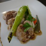 オナーズヒル軽井沢クラブハウス プリミエール - ランチのお肉　豚ヒレ肉のソテー