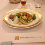 静岡 四川飯店 - 花イカと岩海苔の翡翠仕立て