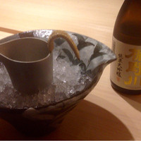 龍月  SUSHI - 錫の酒器がいいですな