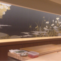 龍月  SUSHI - カウンターから覗く板場