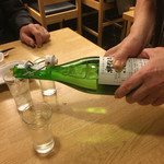 酒菜ひがし - 微発泡性を感じる新酒です(^^)