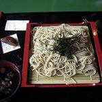 ざるそば　ヤーコンそば