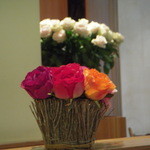 Bread & Roses - 店内の薔薇