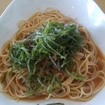 Moohno - アツアツパスタ。
                        しっかり料理してあります。