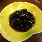 手打ちそば にはち - 丹波の黒豆