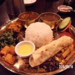 ナングロガル - ネパールローカルセット1300円