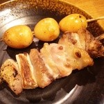 炭火串焼 初代バッジョ - ねぎ間、うずら