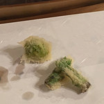 柳橋 大黒家 - こしあぶら、ふきのとう