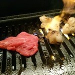 江戸牛 - モツはしっかり焼きましょう♪