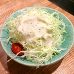 Kushiage Kano Ya - お通しキャベツ (100円)