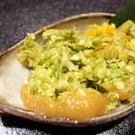 あや菜 - 爽やかな春の香りで口中が満たされ、あとから苦味が押し寄せる。これぞ山里の野趣！