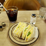 マヅラ喫茶店 - モーニングセット　350円