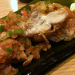 ガラクタ カフェアンドバー - スパイシーさの中のジューシー中のお肉〜