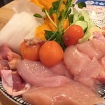 なかの食鶏 - 鶏焼き野菜セット 980円
