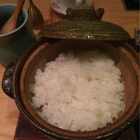 帰燕 - 土鍋で提供お代わりご飯