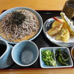 飯高グリーンランド　こそめ亭 - 料理写真:天婦羅ざるそば　1390円