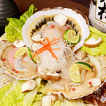 蒸musunん - 帆立と彩り野菜の蒸し