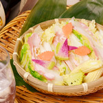 蒸musunん - 白菜のミルフィーユ蒸し