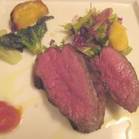 坂の上レストラン - "超熟成和牛"ランプ肉の備長炭グリル