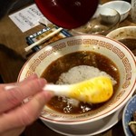 もつ焼き ねぎぼうず - H28.03.16 ご飯投入