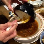 もつ焼き ねぎぼうず - H28.03.16 ご飯投入