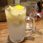 もつ焼き ねぎぼうず - H28.03.16 レモンサワー２杯目