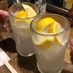 もつ焼き ねぎぼうず - H28.03.16 レモンサワー