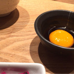 神楽坂 翔山亭 黒毛和牛贅沢重専門店 神楽坂本店 - 卵だれ