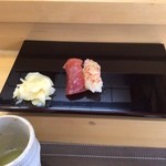 Sushi Hourai - 中トロとブドウエビ