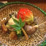 季節料理 薗 - 凝ったお通し('15.07)