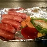 お好み焼き 久 - ウインナー。500円