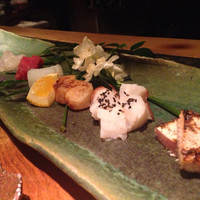 大どころ - お造りは6種類。醤油だけじゃなく、「お塩」で食べることもオススメされました。
