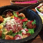 草木万里野 - 石焼きご飯セット(タンドリーチキン)