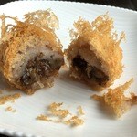 広東料理 センス - タロ芋のチャイニーズコロッケ　中にはお肉の餡