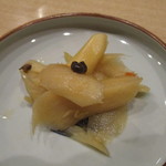 小料理 すず乃 - 白神うどとセロリの山椒漬け