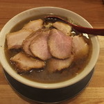 麺や 七彩 - 喜多方肉そば（煮干し）大盛り