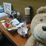 らー麺 ふしみ - 食べかけの炒飯