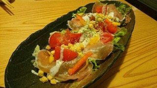 Kitokito Tei - 生ハムシーザーサラダ頂きました。