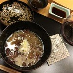 寿司処静 - ぎんなん草のみそ汁
      2016.03