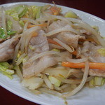 肉が多い肉野菜炒め￥300