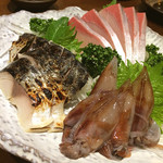Mizuki tei - 炙りしめ鯖とホタルイカ