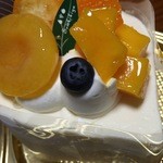 千疋屋 - ハートのレアチーズケーキ