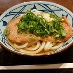 Marugame Seimen - 「きつねうどん」ネギもおろしもたっぷり入れました。 h28.3.11