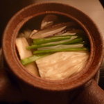 懐石料理 桝田 - 土瓶蒸しの中