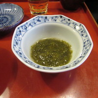 天兼 - 小鉢は「もずく酢」