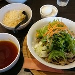 Soba Deizu - 冷つゆつけ蕎麦・肉ベジ